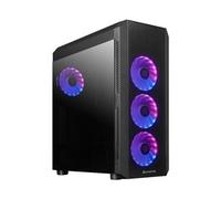 Boitier Moyen Tour ATX Chieftec Scorpion 4 RGB avec panneau vitré (Noir)