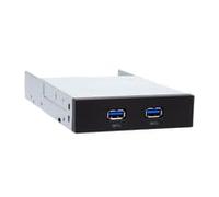 Chieftec mub-3002 3.5 Carrier Panneau Noir, Argent Panneau Baie Disque Dur - Drive Bay Panel (101 mm, 137 mm, 25 mm, 300 g)