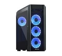Chieftec Boîtier SCORPION 3 – Tour ATX, verre trempé, sans alim, noir, USB/Audio