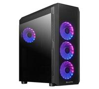 Chieftec Boîtier Moyen Tour ATX Scorpion 4 RGB – panneau vitré – Noir