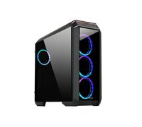 Chieftec Stallion II GP-02B-UC-OP, Boîtier PC Midi Tower Noir, ATX/micro ATX/Mini-ITX, 3x120mm avant, 1x120mm arrière, USB 3.2, Verre Trempé