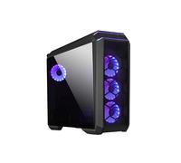 Chieftec Stallion III GP-03B-UC-OP : Boîtier PC Midi Tower Noir, 4 ventilateurs 120mm, RGB, ATX/Micro-ATX/Mini-ITX, USB 3.2, Radiateur 360mm, Baies 2.5/3.5"