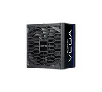 Chieftec Vega PPG-750-S : Alimentation 750W ATX, Connecteur 20+4 pin, 6x SATA, 3x Molex, 4x PCI-E (6+2 pin), 1x PCI-E (12+4 pin), Certification 80 PLUS Gold.