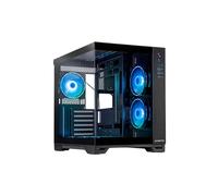 Chieftec Visio GM-30B-TG-OP Cube PC Noir, verre trempé, ATX/microATX, 2x120mm+1x120mm+3x120mm, USB 3.2, radiateur 360mm max, 2x2.5"/2x3.5"