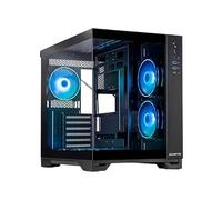 Chieftec Boîtier Visio GM-30B-TG-OP Verre trempé x2 Cube Noir