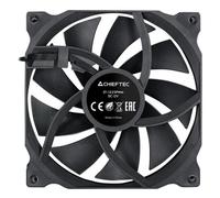 Chieftec ZF-1225PWM système de refroidissement d'ordinateur Boitier PC Ventilateur 12 cm Noir