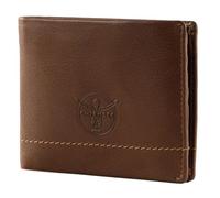 CHIEMSEE Porte-monnaie marron noir en cuir pour homme - Leather Wallet Brown / Black 244144