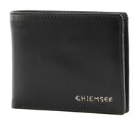 CHIEMSEE Porte-monnaie noir en cuir pour homme - Leather Wallet 223193