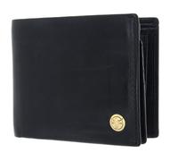 CHIEMSEE Porte-monnaie noir en cuir pour homme - Nashville Wallet With Flap 92467