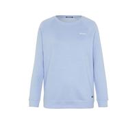 Chiemsee Sweatshirt mit Humorvollem Motiv Sweat-Shirt avec Motif Surf Humoristique, 16-3922 Brunnera Blue, M Femme