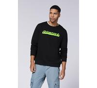 Chiemsee Sweatshirt mit Jumper-Motiv und Schriftzug Maillot de survêtement, 19-3911 Black Beauty, M Homme