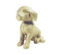décopatch Support en papier brun mâché SA111O 15×13×18 cm Chien