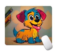 Chien (32) Tapis De Souris Base en Caoutchouc Mouse Pad Bords Cousus Tapis Souris pour Jeux Ordinateur D'Études 25X30Cm