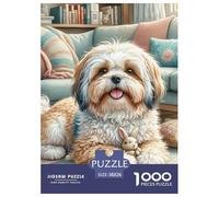 Chien à crête Chinois Puzzle 1000 Pièces Détente & Relaxation Pets Mignons Puzzle Difficile Impossible pour Adultes pour Adultes Et Enfants À Partir De 14 Ans38x26cm/1000pcs
