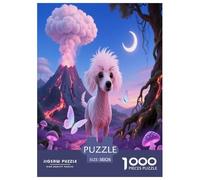 Chien à crête Chinois Puzzle 1000 Pièces Jeu Éducatif Défi Série Pleine De Couleurs Pets Mignons Qualité Supérieure Cadeau pour Adultes Et Enfants À Partir De 12 Ans 38x26cm/1000pcs