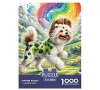 Chien à crête Chinois Puzzle 1000 Pièces Jeux Éducatif Défi Jouets Cadeaux Pets Mignons Illustration Colorée Adultes Et Enfants Dès 14 Ans38x26cm/1000pcs