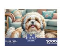 Chien à crête Chinois Puzzle De 1000 Pièces pour Adultes DIY Divertissement Puzzles Classiques Pets Mignons Puzzle Difficile Impossible pour Adultes pour Enfants À Partir De 14 Ans38x26cm/1000pcs