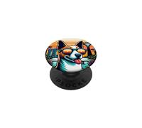Chien à Singapour à Gardens by The Bay PopSockets PopGrip Adhésif