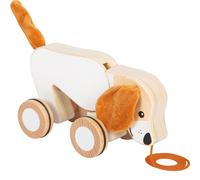 Chien à tirer avec oreilles crépitante