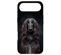 Chien Afghan Noir Mignon et élégant lévrier Ironie Coque pour iPhone Air