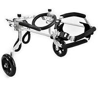 Chien âgé Chat Animal Scooter Chien Fauteuil Roulant Pattes Arrière Chariot Électrique 2 Roues Réglable Chariot De Réadaptation Des Animaux Handicapés Pour Grands, Moyens Et Petits Chiens (1