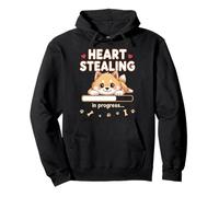 Chien Akita Inu en forme de cœur - Cadeau amusant - Chiot Akita Sweat à Capuche