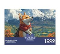 Chien AkitaPuzzle The Art of Colour: We are Better at Home - Snow Mountain Plateau 1000 Pieces, Full Colour Series, Perfectly Matching Pieces, for Adults and Children from 12 Years 38x26cm/1000pcs