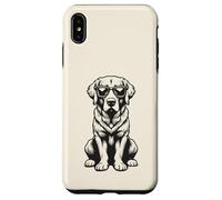 Chien Amusant Chesapeake Bay Retriever avec Lunettes de Soleil Coque pour iPhone XS Max