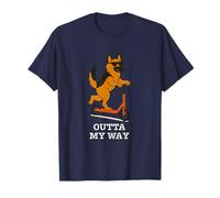Chien Amusant de Berger Allemand Outta My Way T-Shirt