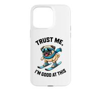 Chien Amusant de Ski pour Les Sports d'hiver Faites Confiance à Im Good At This Coque pour iPhone 15 Pro Max