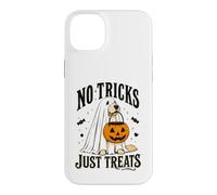 Chien Amusant d'halloween sans astuces Juste traite fantôme Halloween Coque pour iPhone 14 Plus