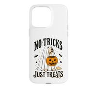 Chien Amusant d'halloween sans astuces Juste traite fantôme Halloween Coque pour iPhone 15 Pro Max