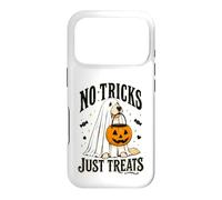 Chien Amusant d'halloween sans astuces Juste traite fantôme Halloween Coque pour iPhone 17 Pro