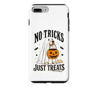 Chien Amusant d'halloween sans astuces Juste traite fantôme Halloween Coque pour iPhone 7 Plus/8 Plus