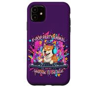 Chien Amusant Shiba Inu DJ K-Pop Party Coque pour iPhone 11