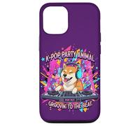 Chien Amusant Shiba Inu DJ K-Pop Party Coque pour iPhone 12/12 Pro