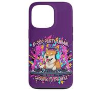 Chien Amusant Shiba Inu DJ K-Pop Party Coque pour iPhone 13 Pro