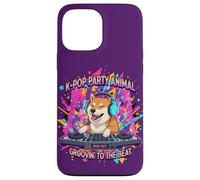 Chien Amusant Shiba Inu DJ K-Pop Party Coque pour iPhone 13 Pro Max