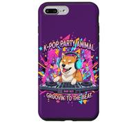 Chien Amusant Shiba Inu DJ K-Pop Party Coque pour iPhone 7 Plus/8 Plus