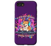 Chien Amusant Shiba Inu DJ K-Pop Party Coque pour iPhone SE (2020) / 7/8