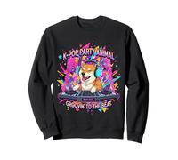 Chien Amusant Shiba Inu DJ K-Pop Party Sweatshirt