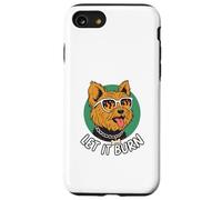 Chien Amusant Yorkshire Terrier Let It Burn Cool Coque pour iPhone SE (2020) / 7/8