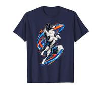 Chien Attrape Un Frisbee en vol T-Shirt