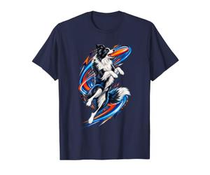Chien Attrape Un Frisbee en vol T-Shirt