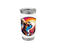 Chien au nid des tigres, Bhoutan Gobelet isotherme en acier inoxydable double paroi