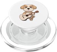 Chien avec Guitare Illustration Musicale PopSockets PopGrip pour MagSafe