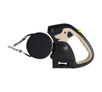 Chien avec lumière | Laisse rétractable de 3 mètres | Cordon léger et | portable pour un mode de vie actif | Idéal pour les parcs, le jogging et la randonnée | Convient à toutes les races (plusieur