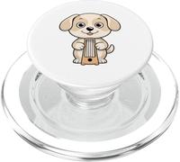 Chien avec Lyre Illustration Musicale PopSockets PopGrip pour MagSafe