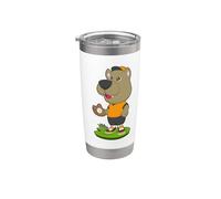 Chien Baseball Gant de baseball Sport Gobelet isotherme en acier inoxydable double paroi