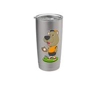 Chien Baseball Gant de baseball Sport Gobelet isotherme en acier inoxydable double paroi